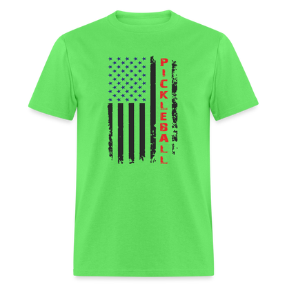 Pickleball Flag T-Shirt - kiwi