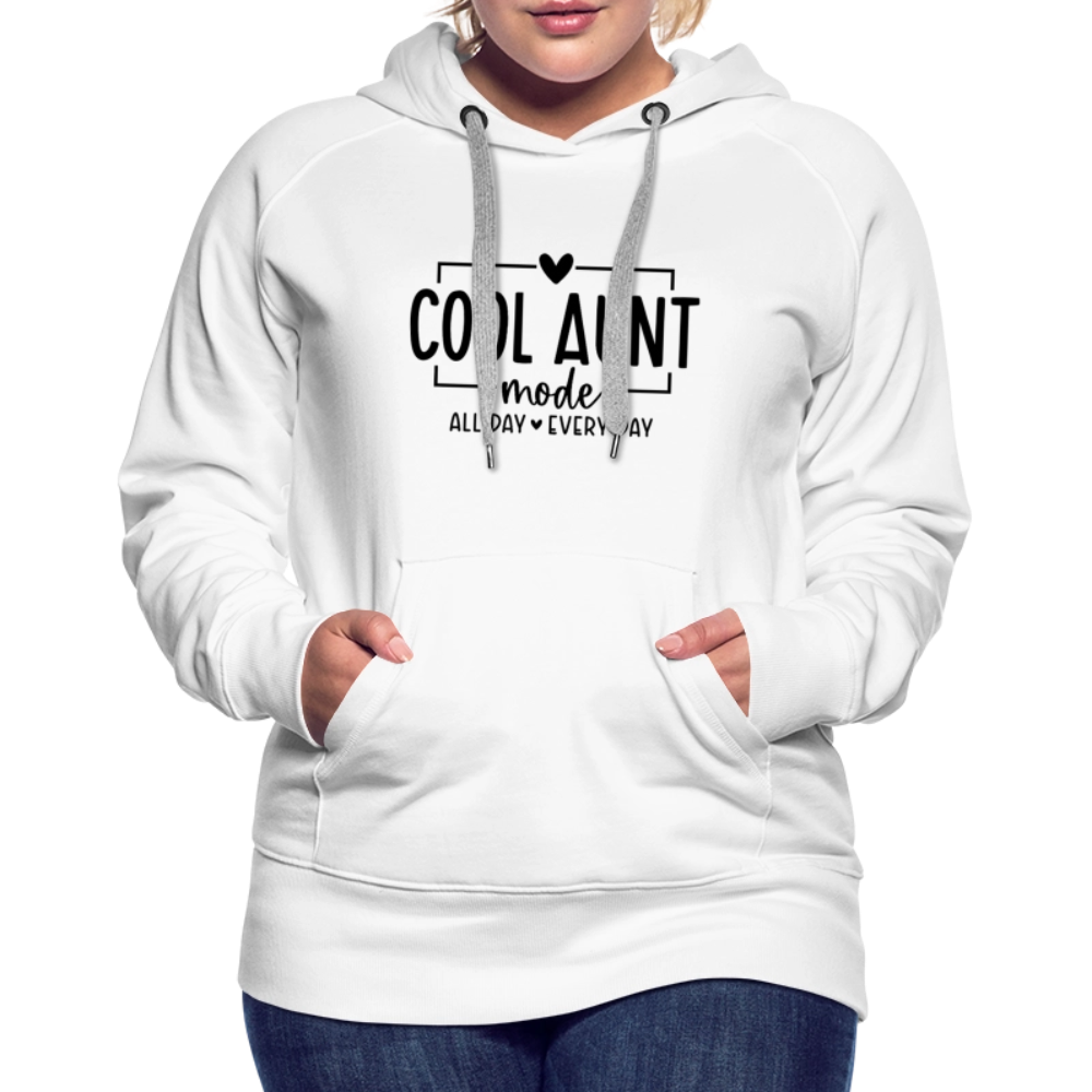 Cool Aunt Mode Women’s Premium Hoodie - white