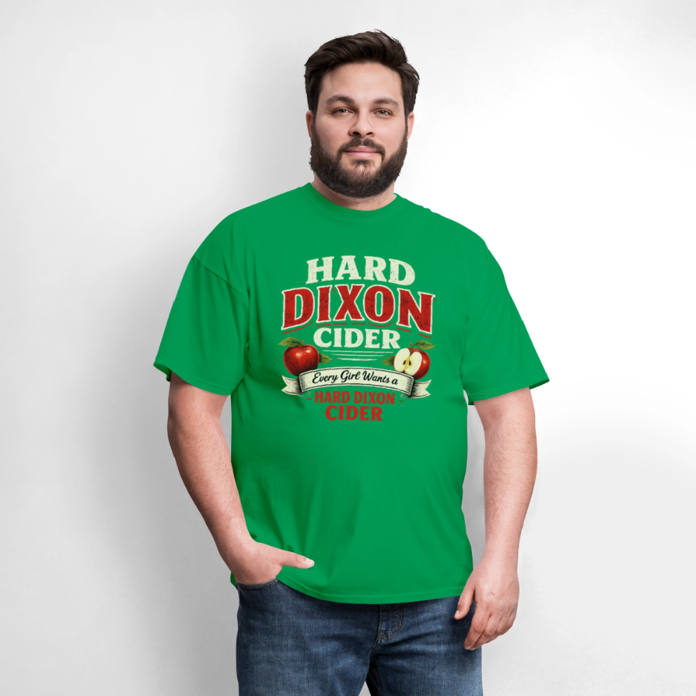 Hard Dixon Cider Funny Graphic T-Shirt Color: Navy