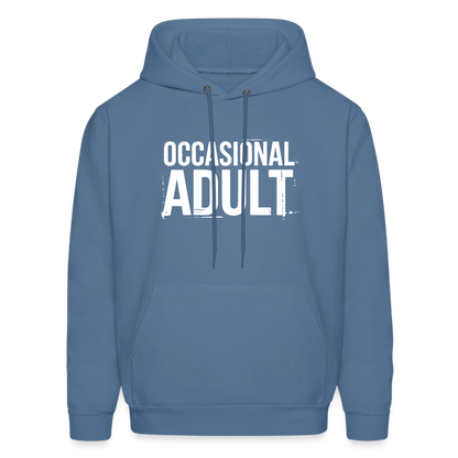 Occasional Adult Hoodie - denim blue