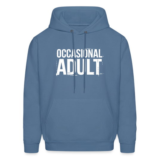 Occasional Adult Hoodie - denim blue