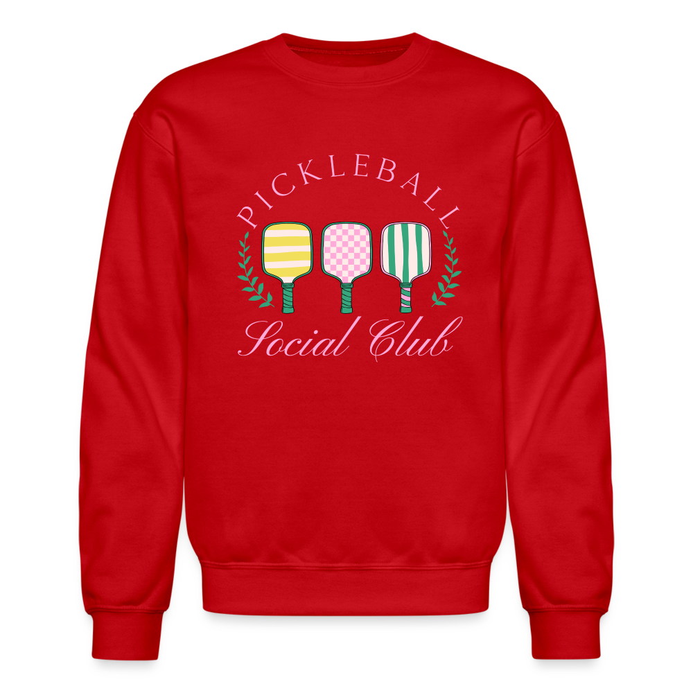 Pickleball Social Club Sweatshirt - red