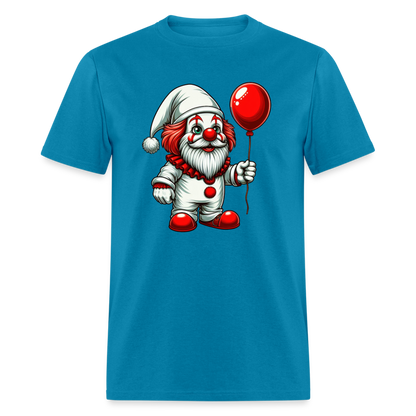 Gnome Clown T-Shirt - turquoise