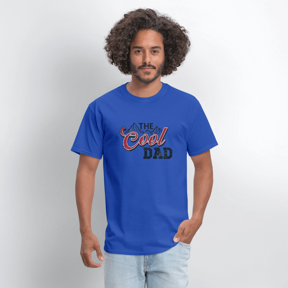 The Cool Dad T-Shirt - royal blue