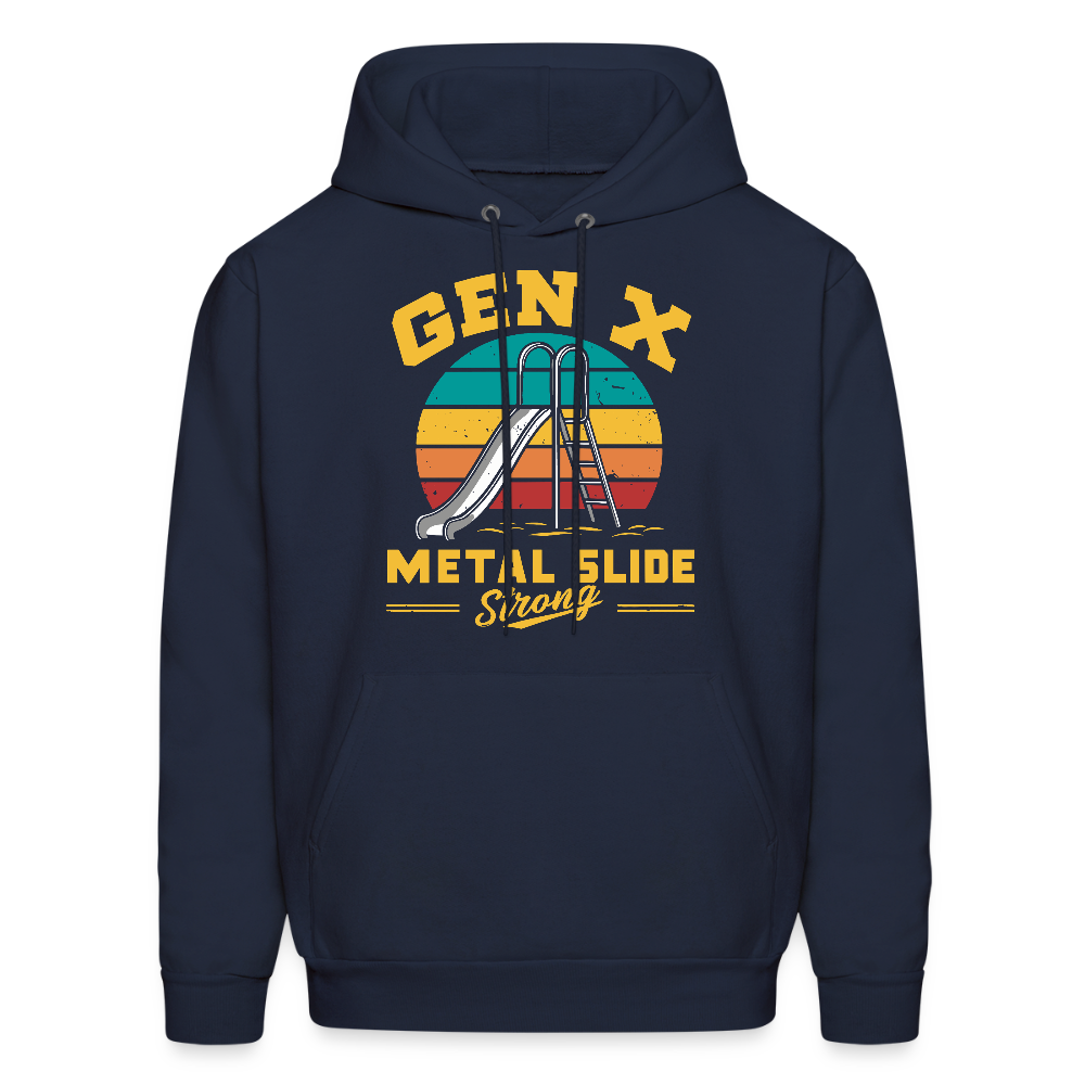 Gen-X Metal Slide Strong Hoodie - navy