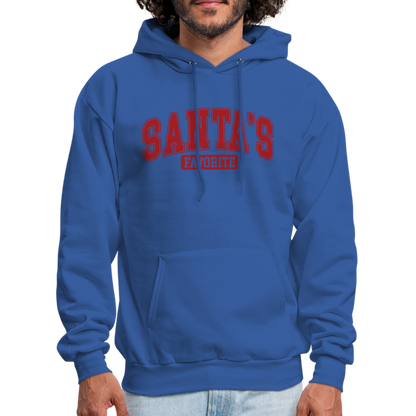 Santa's Favorite Hoodie - royal blue