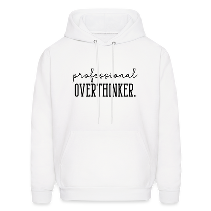 Professional Overthinker Hoodie - white