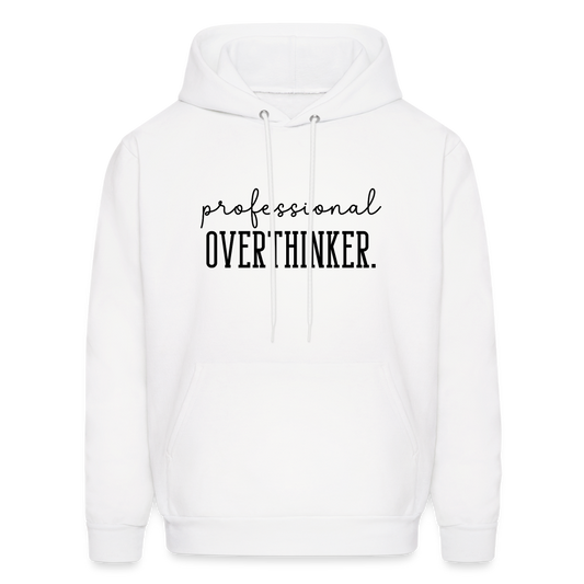 Professional Overthinker Hoodie - white