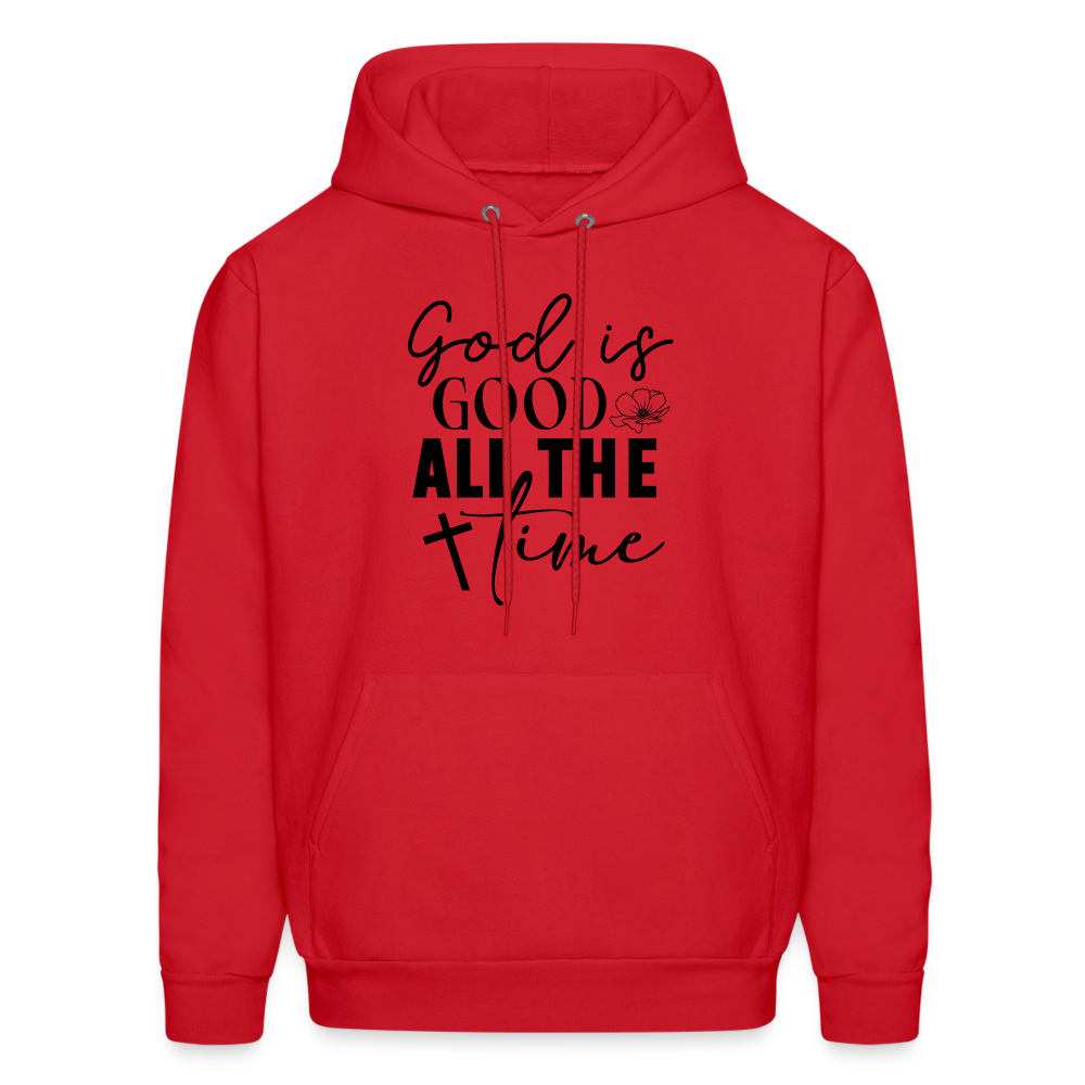 God is Good All The Time Hoodie - red