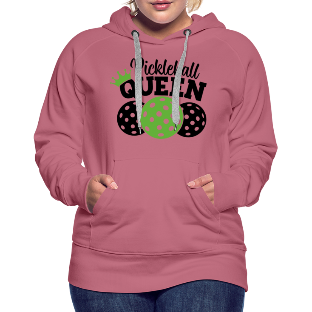 Pickleball Queen Women's Premium Hoodie - mauve