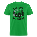 Can I Pet That Dawg T-Shirt - bright green