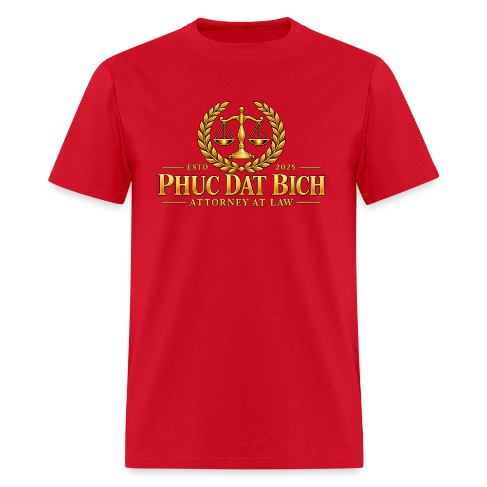 Phuc Dat Bich Attorney At Law T-Shirt - red