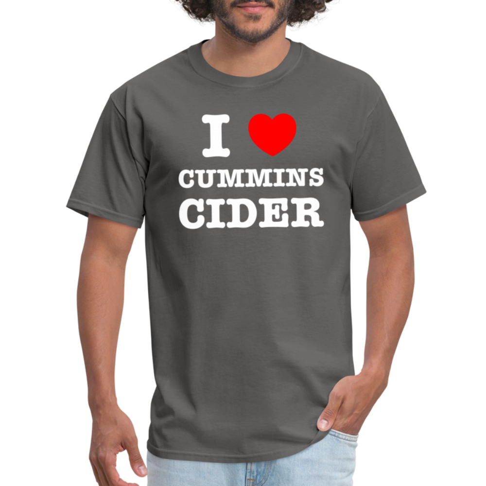 I Heart Cummins Cider T-Shirt - charcoal