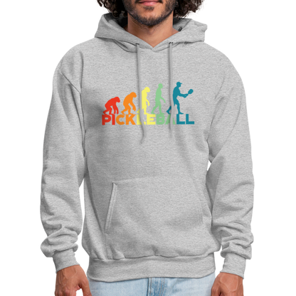 Pickleball Evolution Hoodie - heather gray