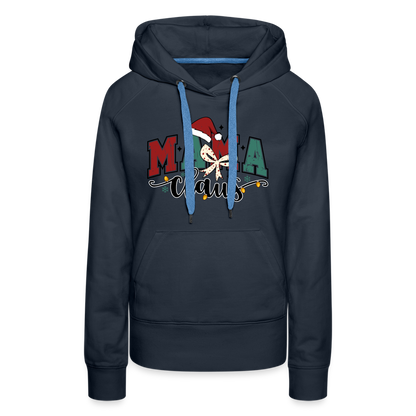 Mama Claus Women’s Premium Hoodie - navy