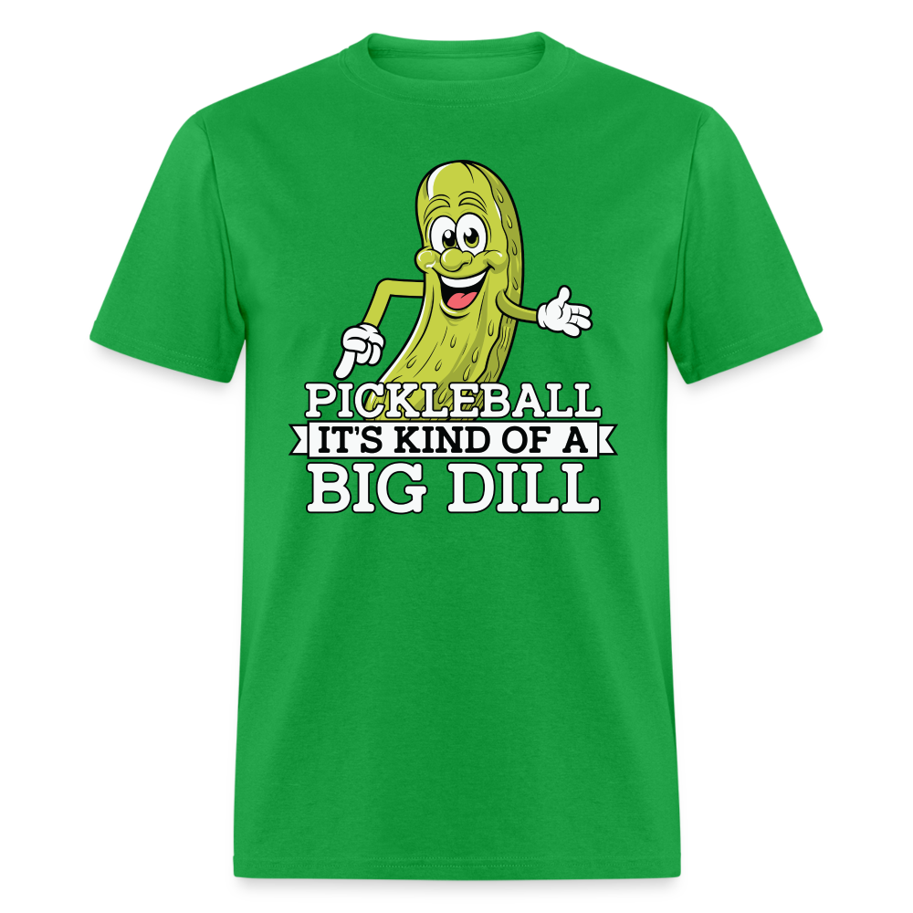 Pickleball It's Kind Of A Big Dill T-Shirt - bright green