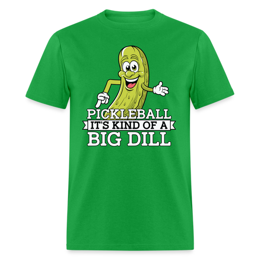 Pickleball It's Kind Of A Big Dill T-Shirt - bright green