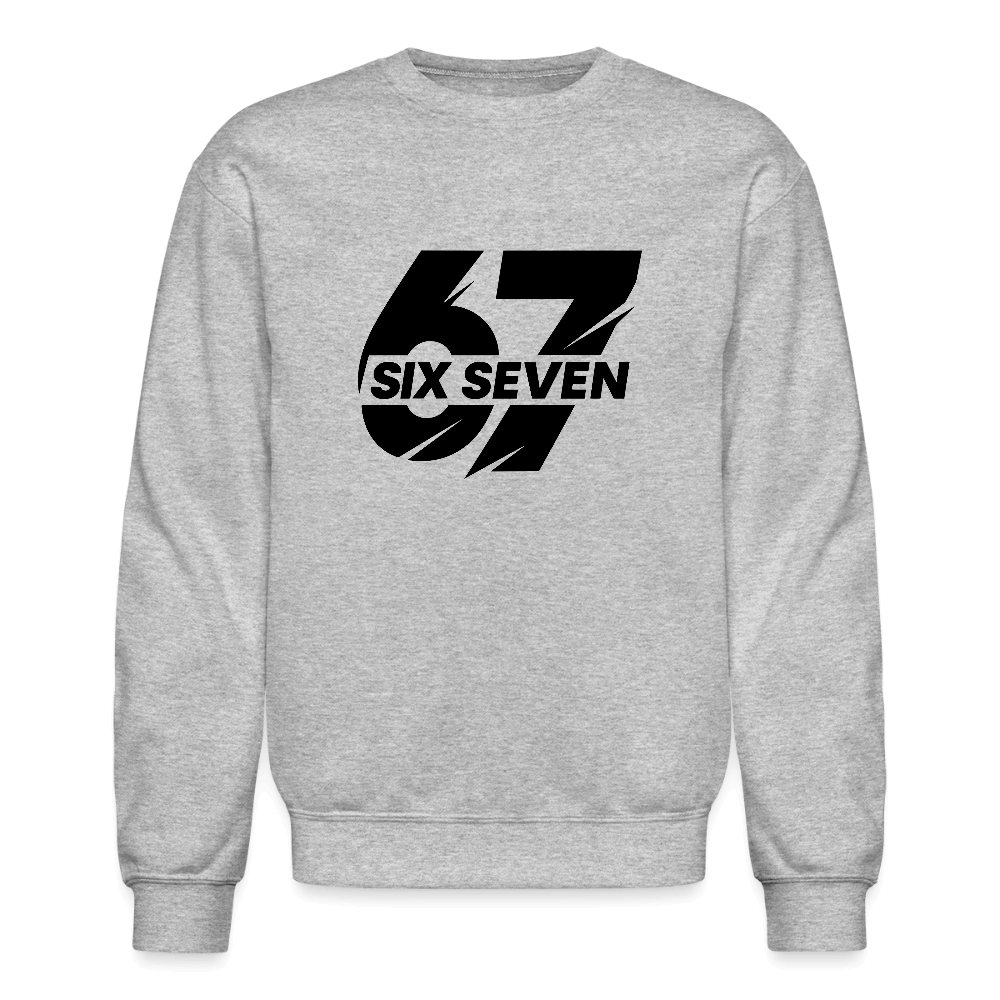 Six Seven 67 Sweatshirt Color: heather gray