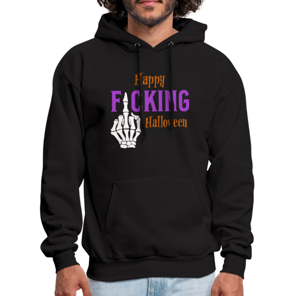 Happy F*cking Halloween Hoodie - black