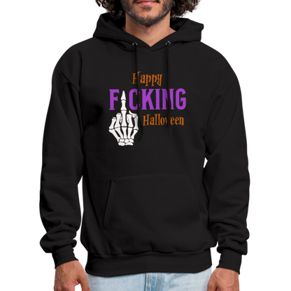 Happy F*cking Halloween Hoodie - black