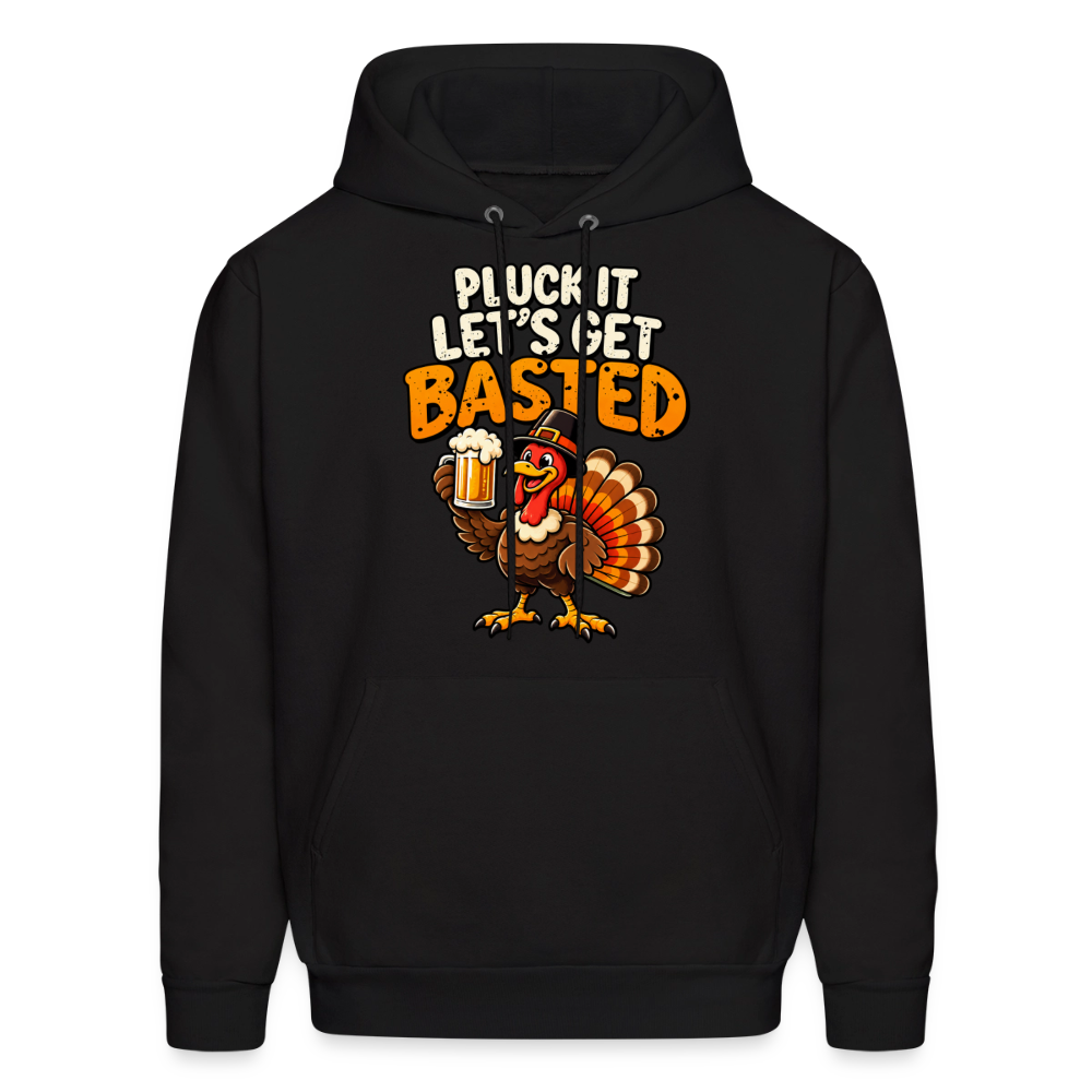 Pluck It Let’s Get Basted Hoodie - black