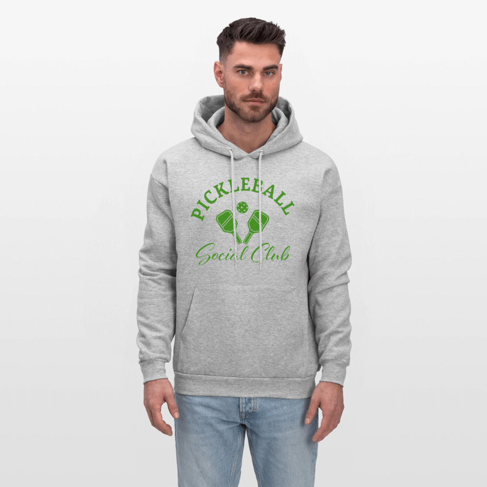 Pickleball Social Club Hoodie - heather gray