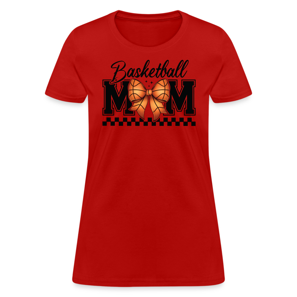 Basketball Mom Women's T-Shirt - red