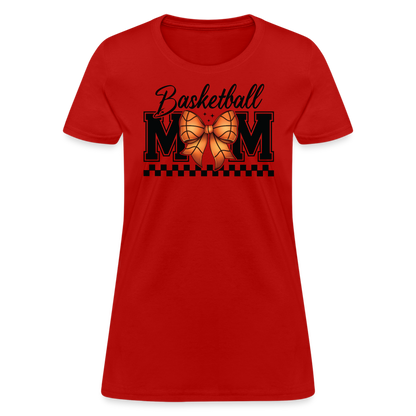 Basketball Mom Women's T-Shirt - red