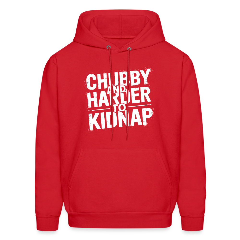 Chubby and Harder to Kidnap Hoodie - red