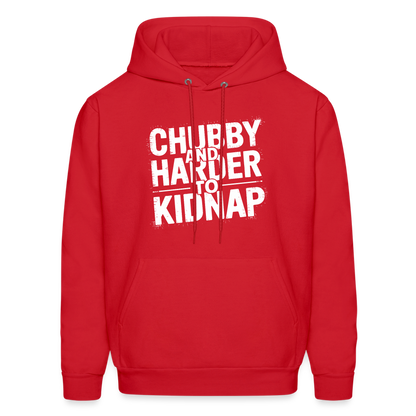 Chubby and Harder to Kidnap Hoodie - red