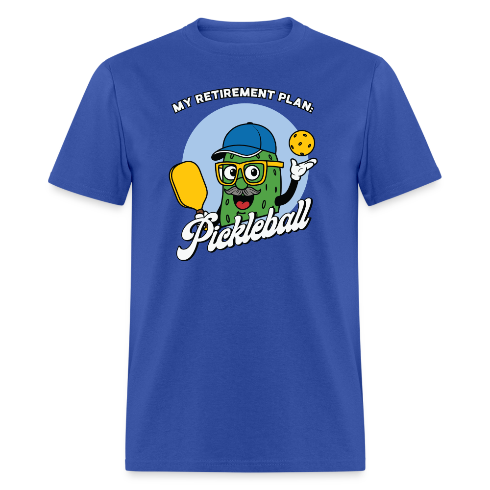 My Retirement Plan: Pickleball T-Shirt - royal blue