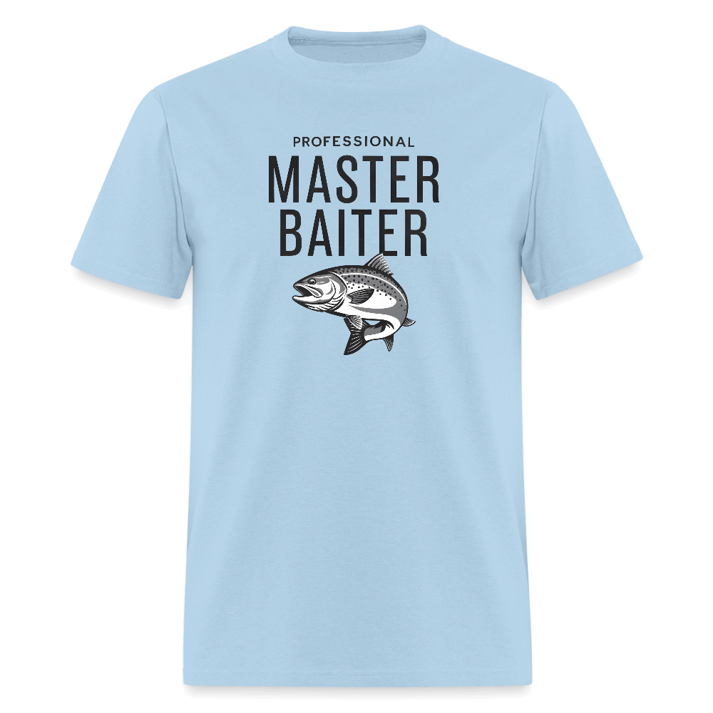 Professional Master Baiter Funny Fishing T-Shirt - powder blue