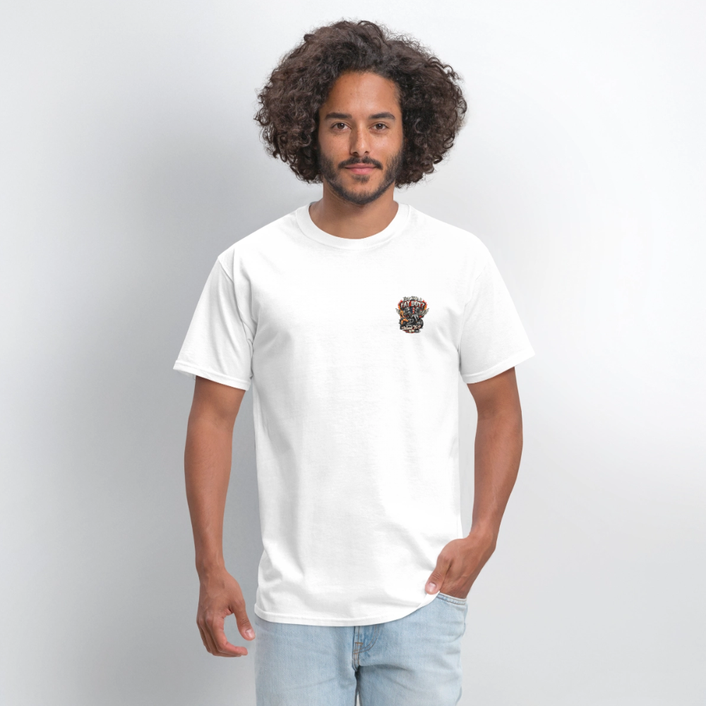 Ever Ride A Fat Boy Want To Funny Biker T-Shirt Color: Black