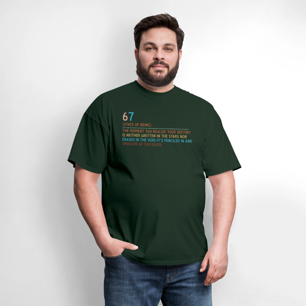 Six Seven Definition 67 T-Shirt - forest green