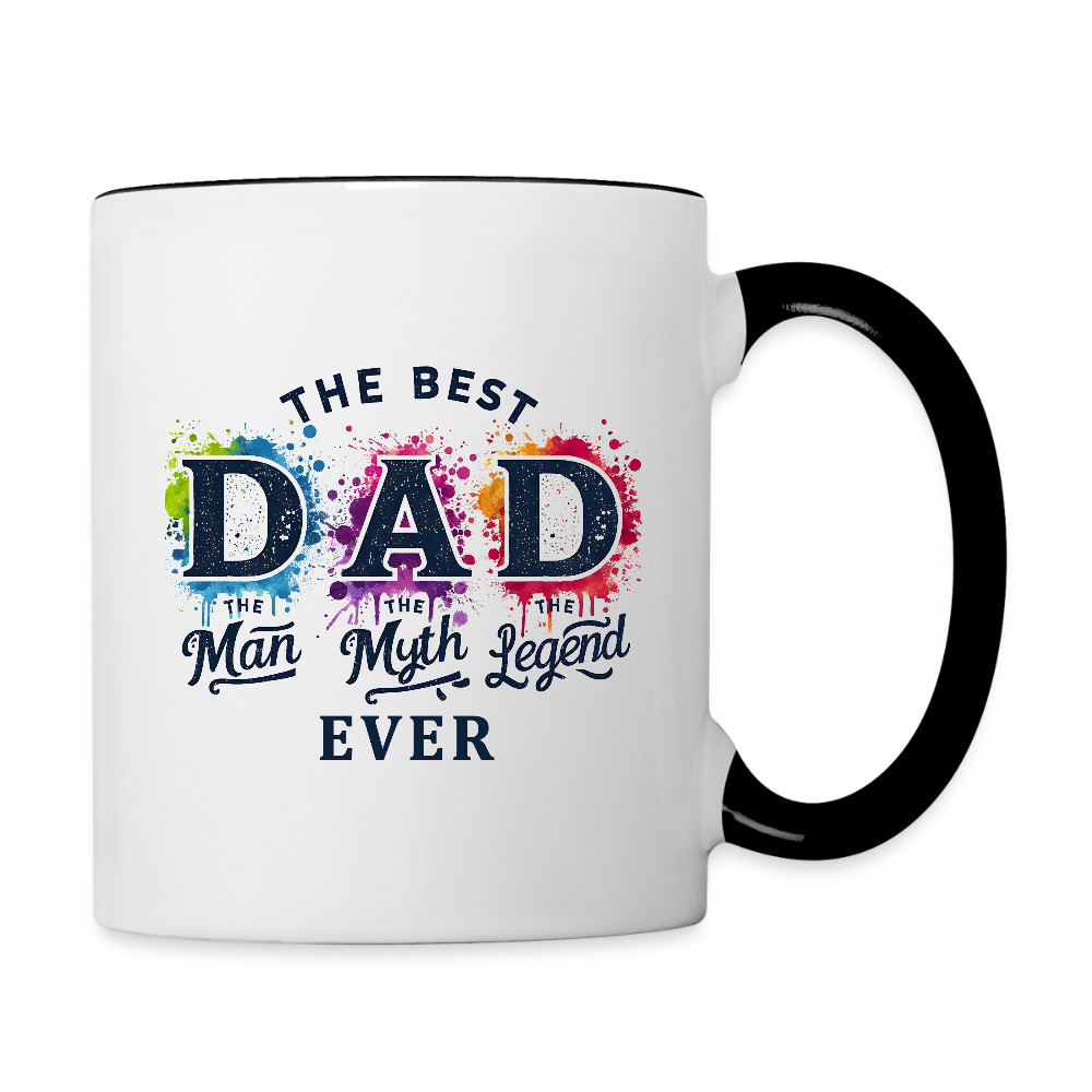 Best Dad Ever Coffee Mug for Fathers - white/black