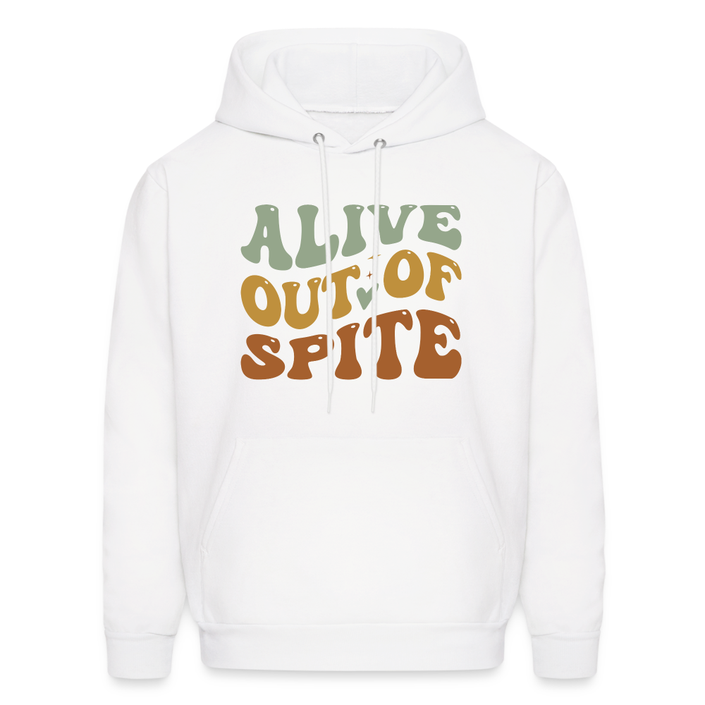 Alive Out Of Spite Hoodie - white