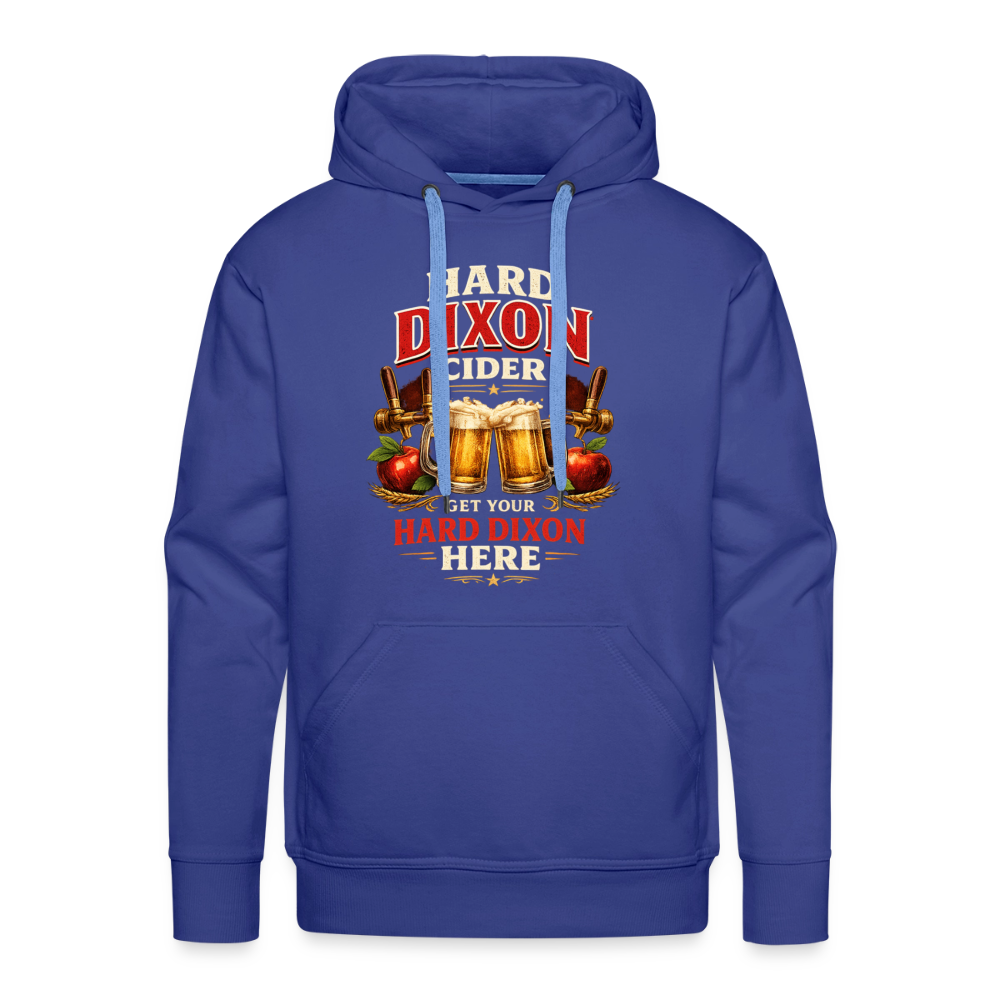 Hard Dixon Cider Funny Premium Hoodie (Funny Adult Humor) Color: Royal Blue