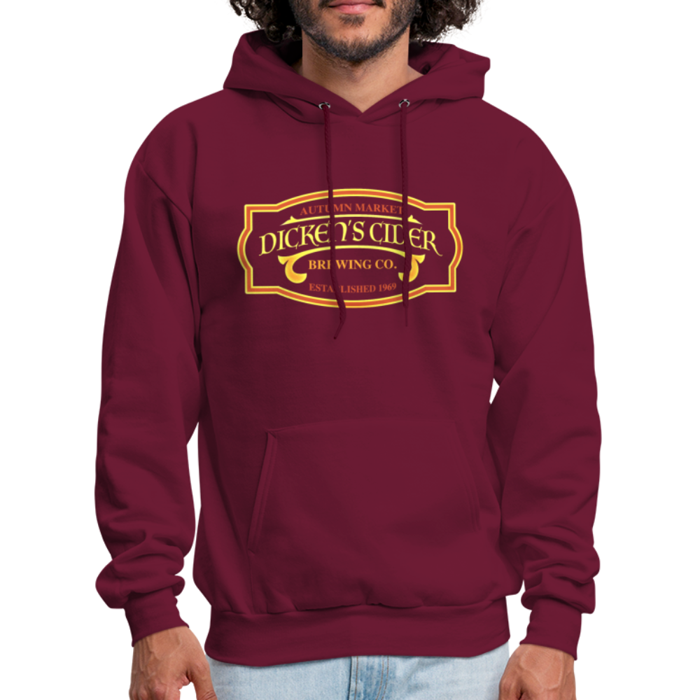 Dicken's Cider Brewing Co Hoodie - burgundy