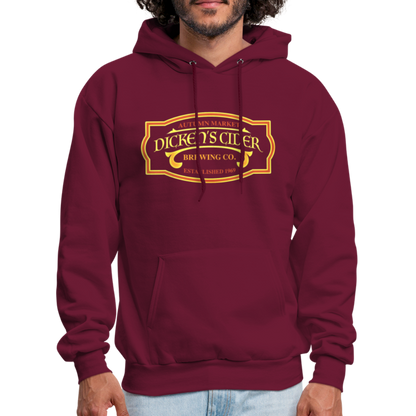 Dicken's Cider Brewing Co Hoodie - burgundy