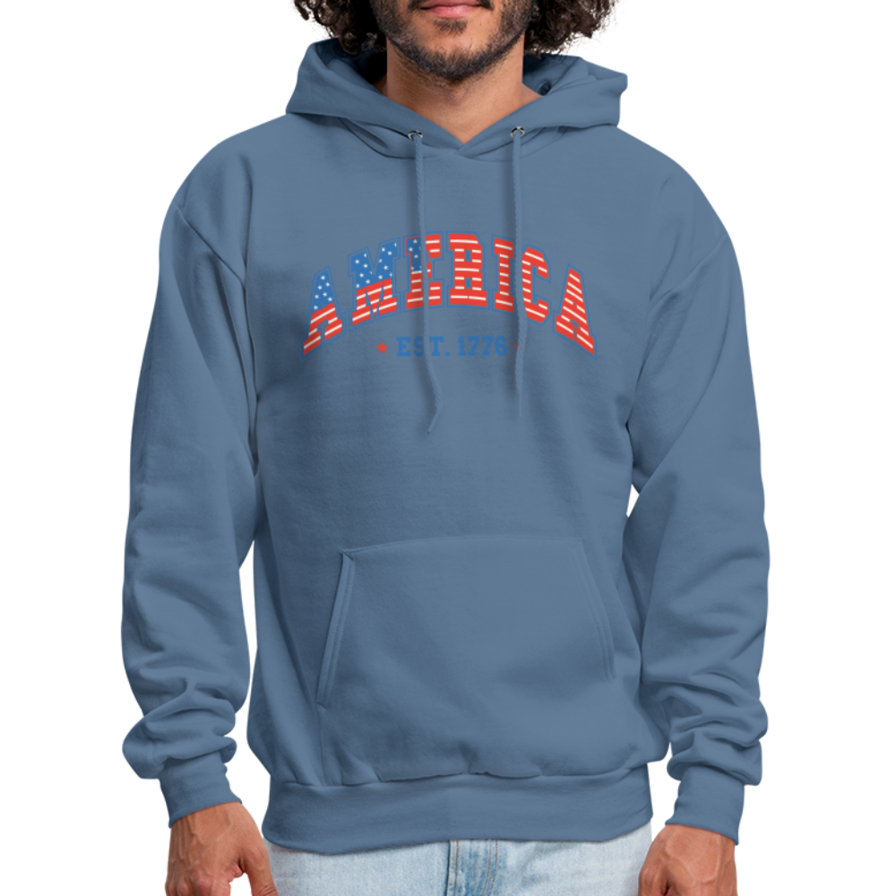 American 1776 Hoodie - denim blue