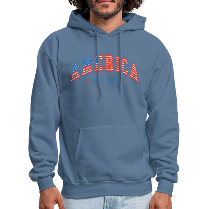 American 1776 Hoodie - denim blue