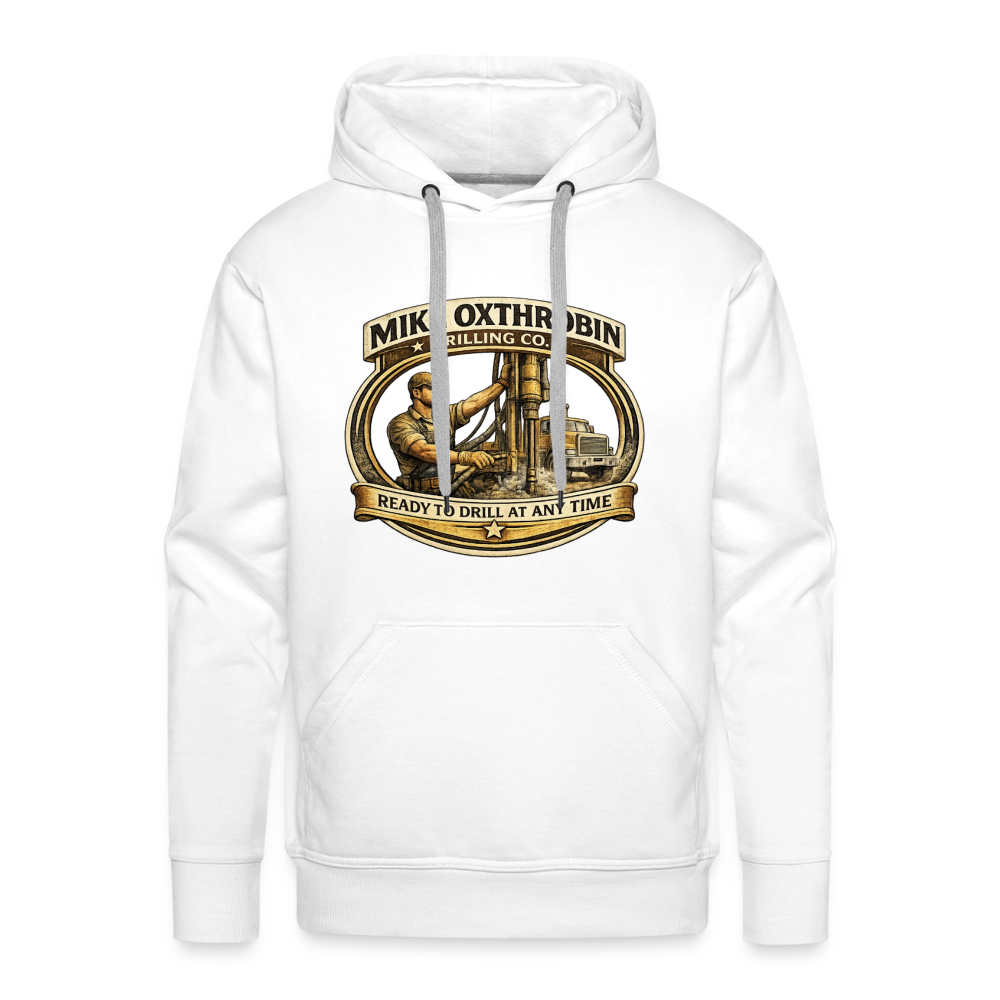 Mike Oxthrobin Drilling Co Hoodie Funny Adult Humor Gear Color: white