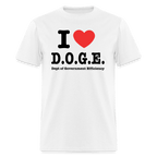 I Heart DOGE (Dept of Government Efficiency) T-Shirt
