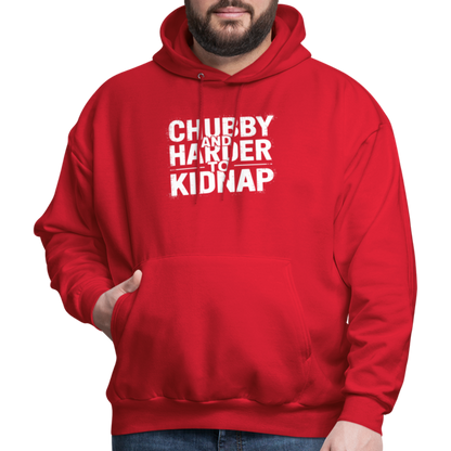 Chubby and Harder to Kidnap Hoodie - red