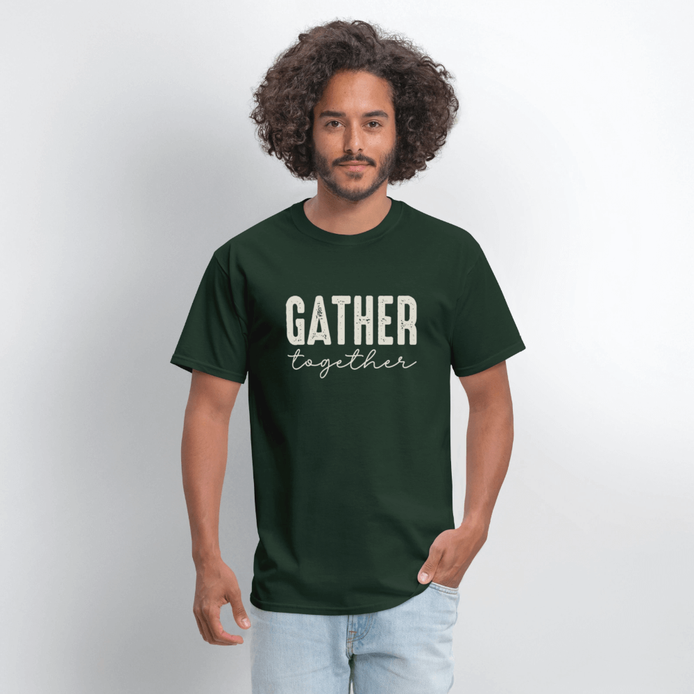 Gather Together (Thanksgiving) T-Shirt Color: safari