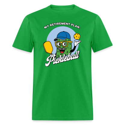 My Retirement Plan: Pickleball T-Shirt - bright green