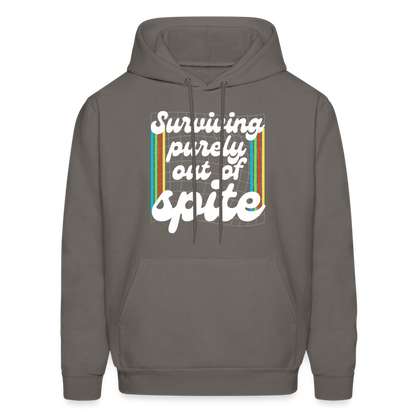 Surviving Purely Out Of Spite Hoodie - asphalt gray