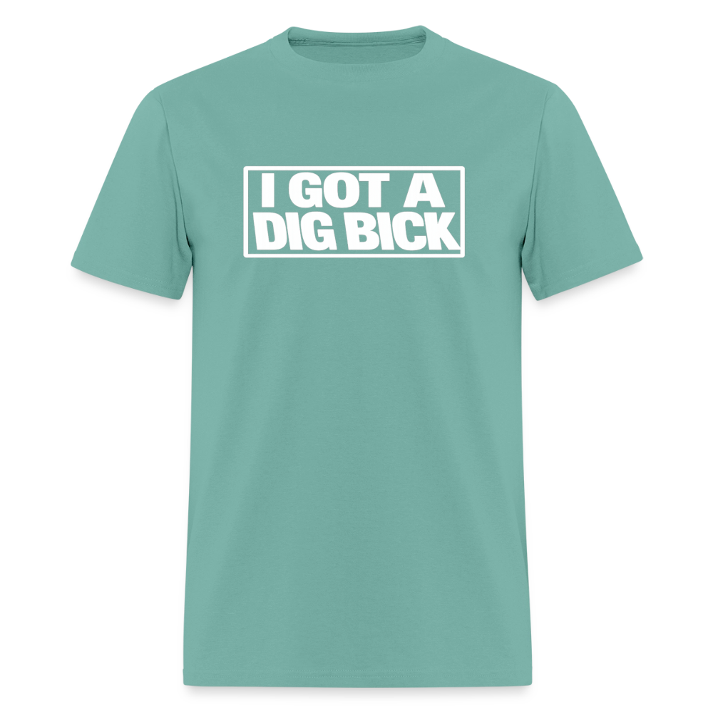 I Got A Dig Bick Funny Adult Humor T-Shirt Color: aquatic