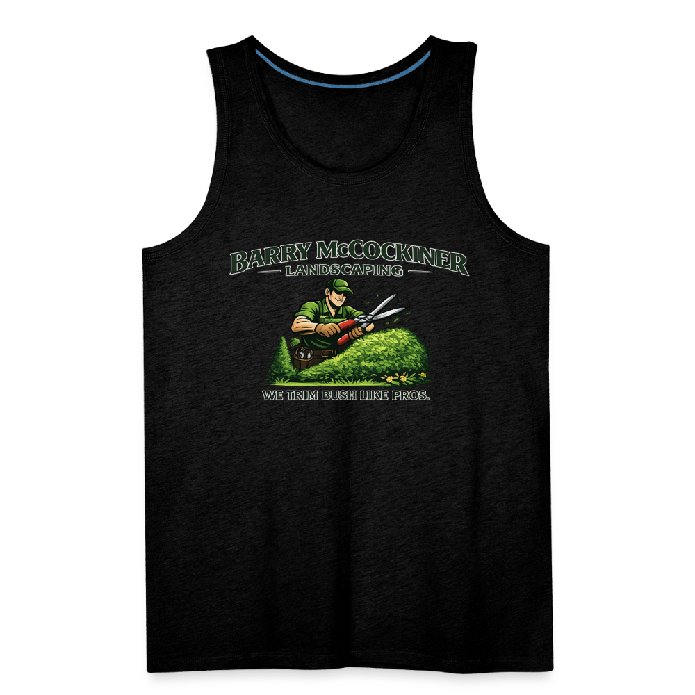 Barry McCockiner Landscaping Funny Tank Top Color: Heather Gray