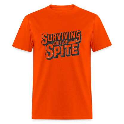 Surviving Out Of Spite T-Shirt - orange